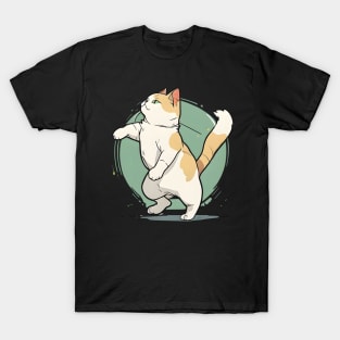 Cat Playing - Happy Funny Cat T-Shirt